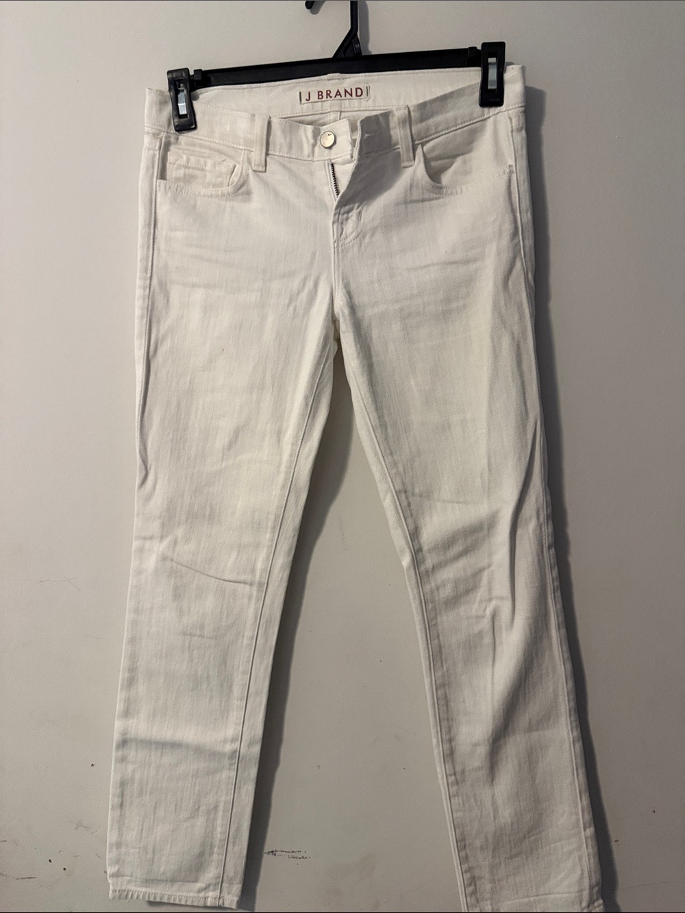 J Brand White Skinny Jeans